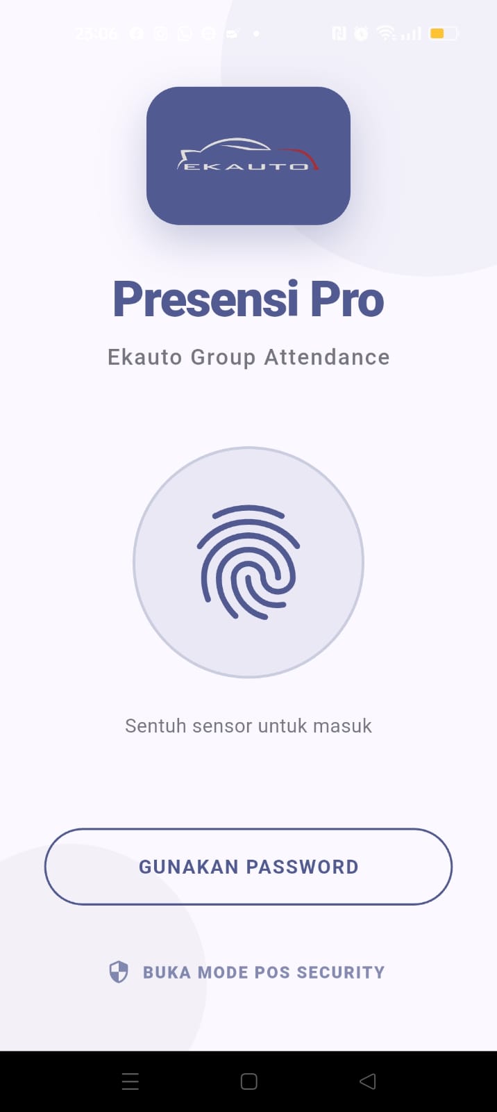 Login Screen